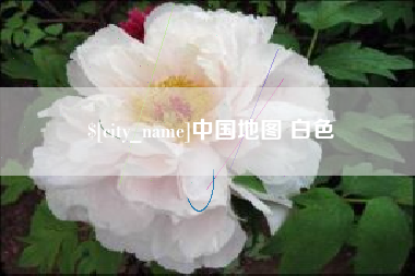 上海中国地图 白色