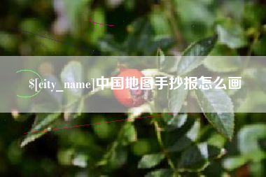 上海中国地图手抄报怎么画