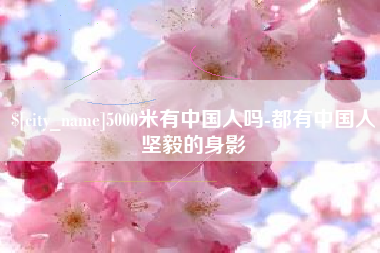 上海5000米有中国人吗-都有中国人坚毅的身影
