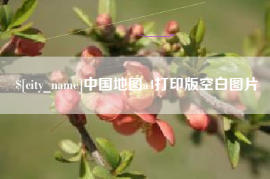 上海中国地图a4打印版空白图片