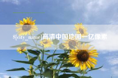 上海高清中国地图一亿像素