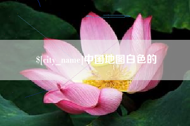 上海中国地图白色的