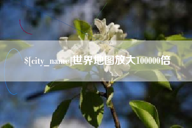 上海世界地图放大100000倍