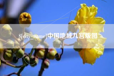 上海中国地域九宫版图