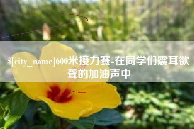 上海600米接力赛-在同学们震耳欲聋的加油声中