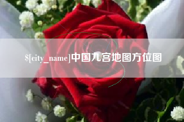 上海中国九宫地图方位图