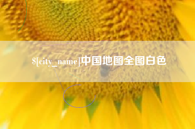 上海中国地图全图白色