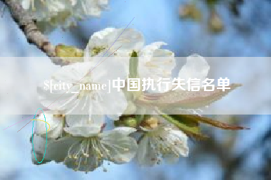 上海中国执行失信名单