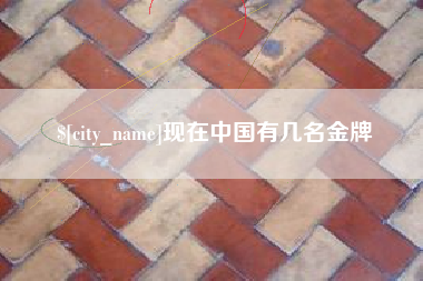 上海现在中国有几名金牌