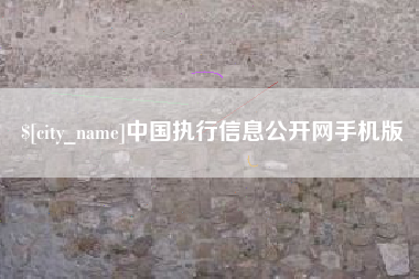 上海中国执行信息公开网手机版
