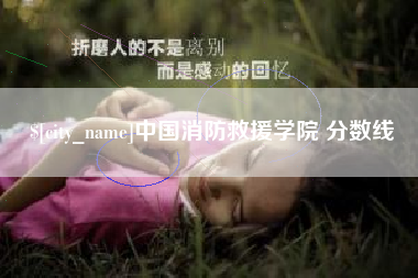 上海中国消防救援学院 分数线