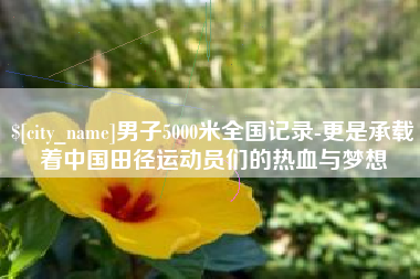 上海男子5000米全国记录-更是承载着中国田径运动员们的热血与梦想