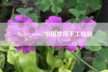 上海中国地图手工绘制