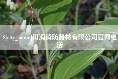 上海川消消防器材有限公司官网电话