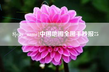 上海中国地图全图手抄报75