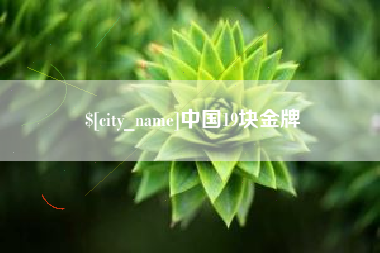 上海中国19块金牌