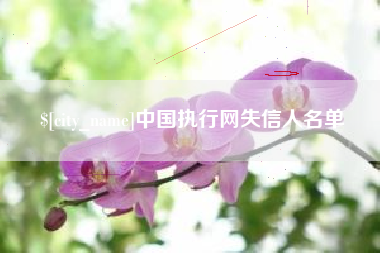 上海中国执行网失信人名单