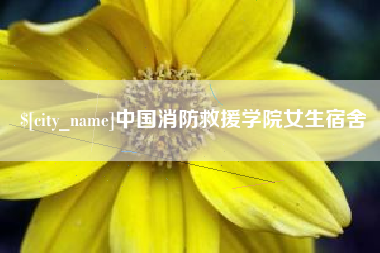 上海中国消防救援学院女生宿舍