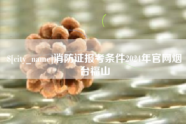 上海消防证报考条件2024年官网烟台福山